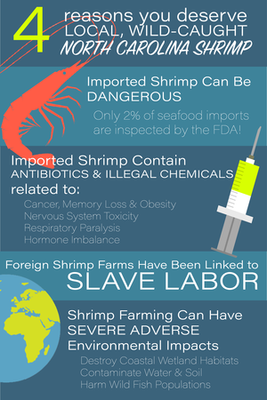 Imported Shrimp Infographic by B Miller
